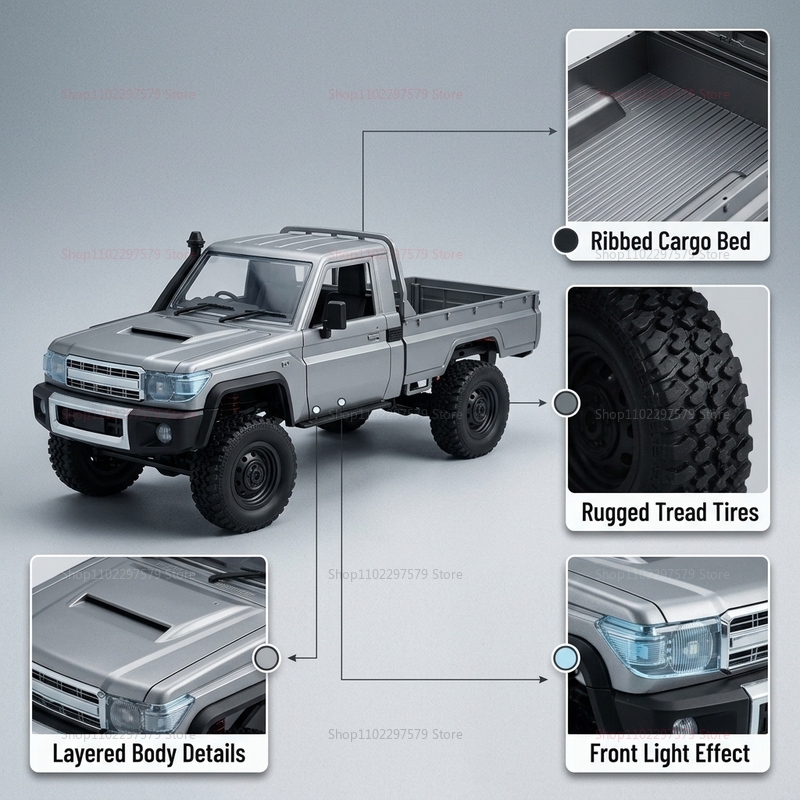 MN82 Camioneta Todoterreno 4WD - Rc Hobby Grade Truck reseña y precio