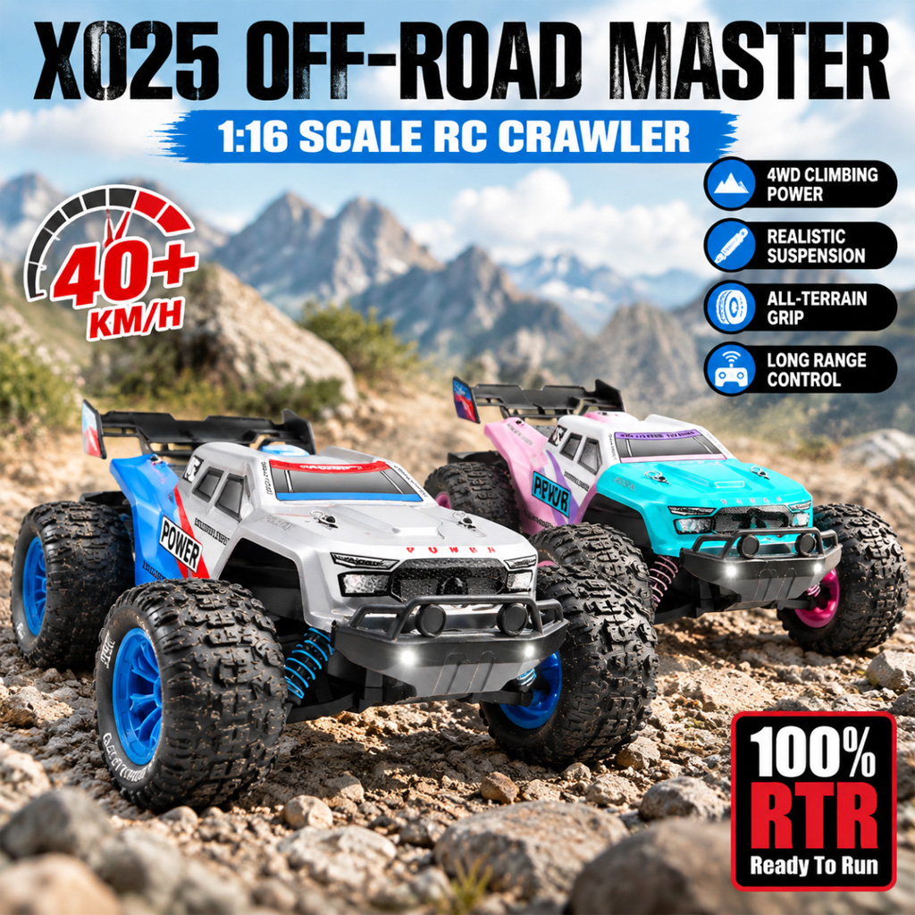 Camioneta RC X025, escala 1:16 - Rc Hobby Grade Truck reseña y precio