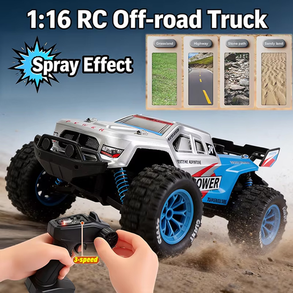 Camioneta RC X025, escala 1:16 - Rc Hobby Grade Truck reseña y precio