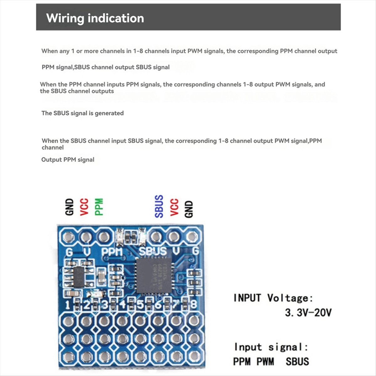 Convertidor A99X SPP-SBUS de 8 - Receiver Sbus 8Ch reseña y precio