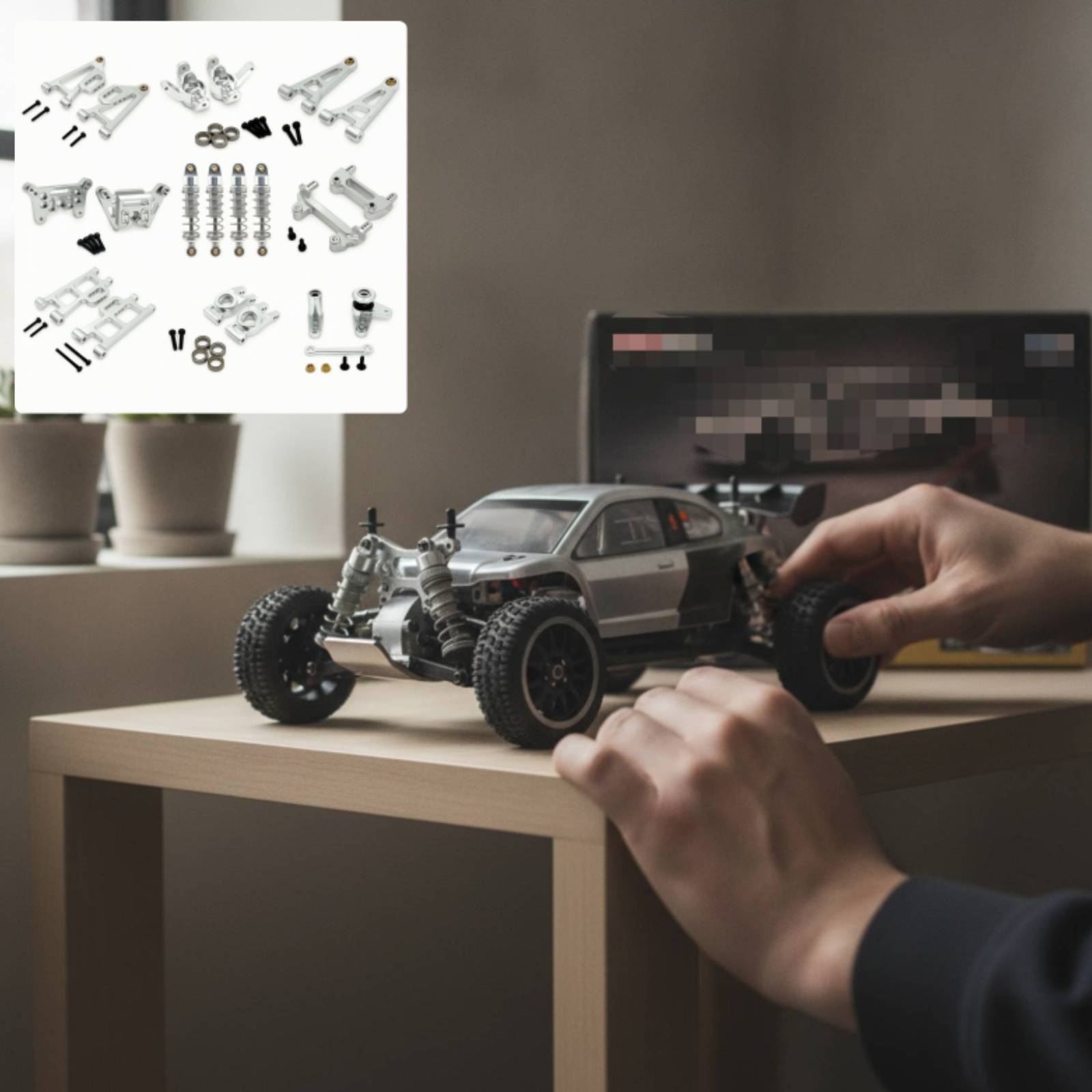 Piezas de Metal de Mejora, Kit - Rc Hobby Motor reseña y precio