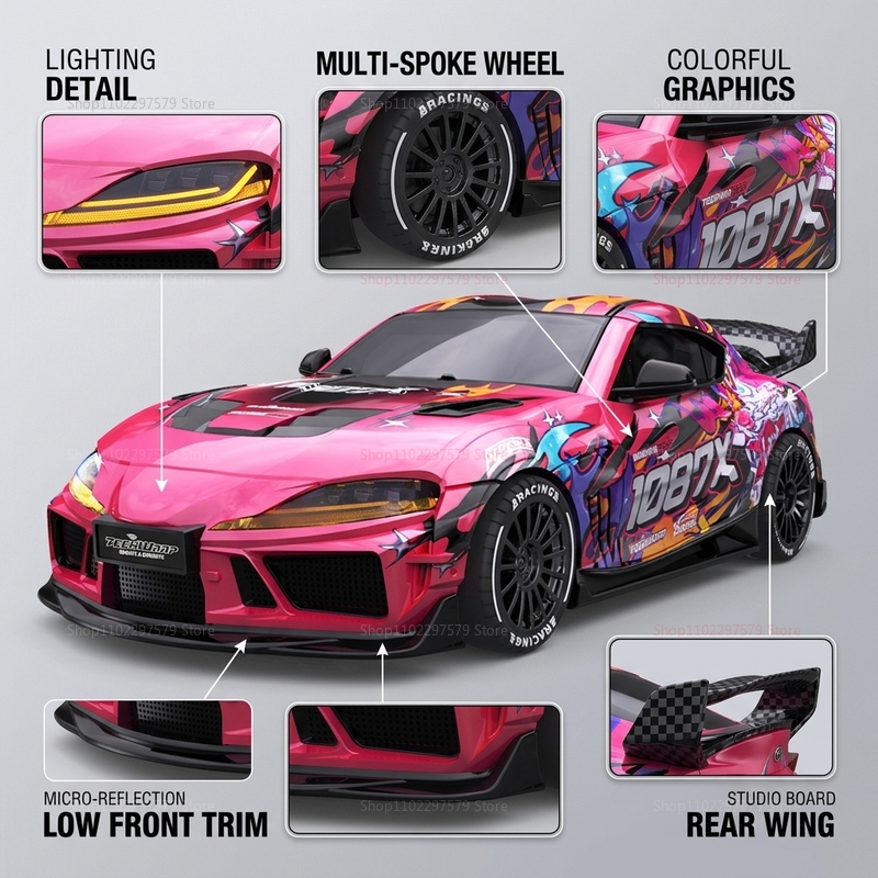 Coche de carreras a control re - Rc Hobby Toucan reseña y precio